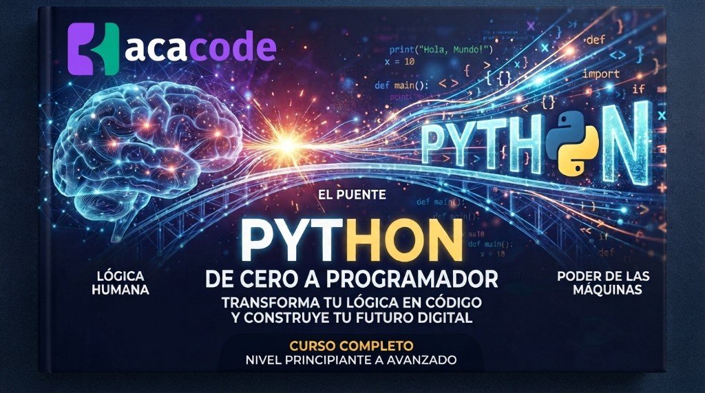 Curso Python de cero a programador - acacode: el puente entre la lógica humana y el poder de las máquinas